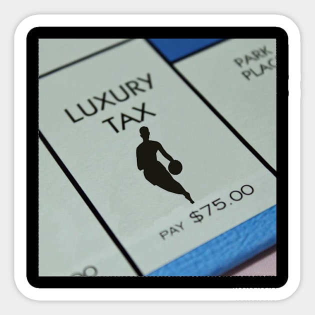 Luxury Tax Podcast Sticker by maskedfox007